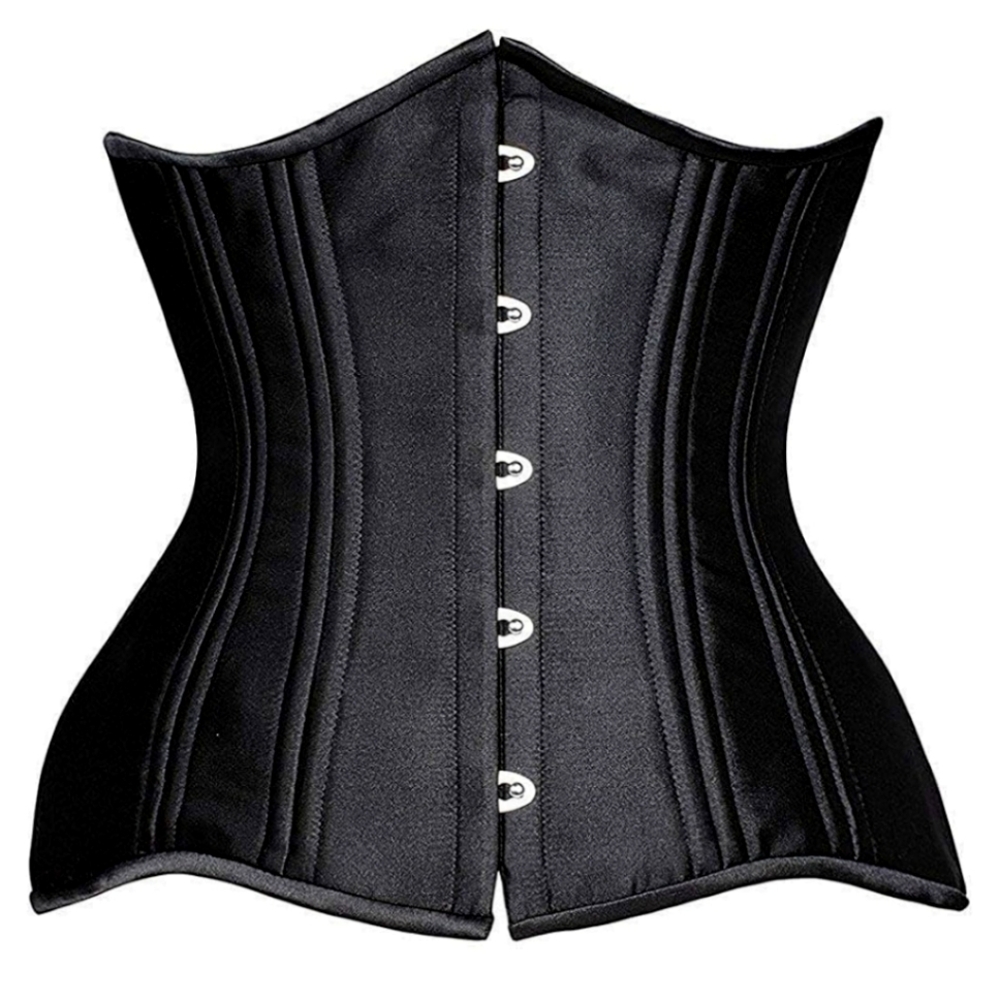 Black Lace-Up Corset/waist trainer